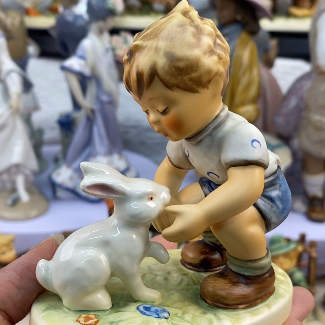 瓷片欧美中古美物摆件