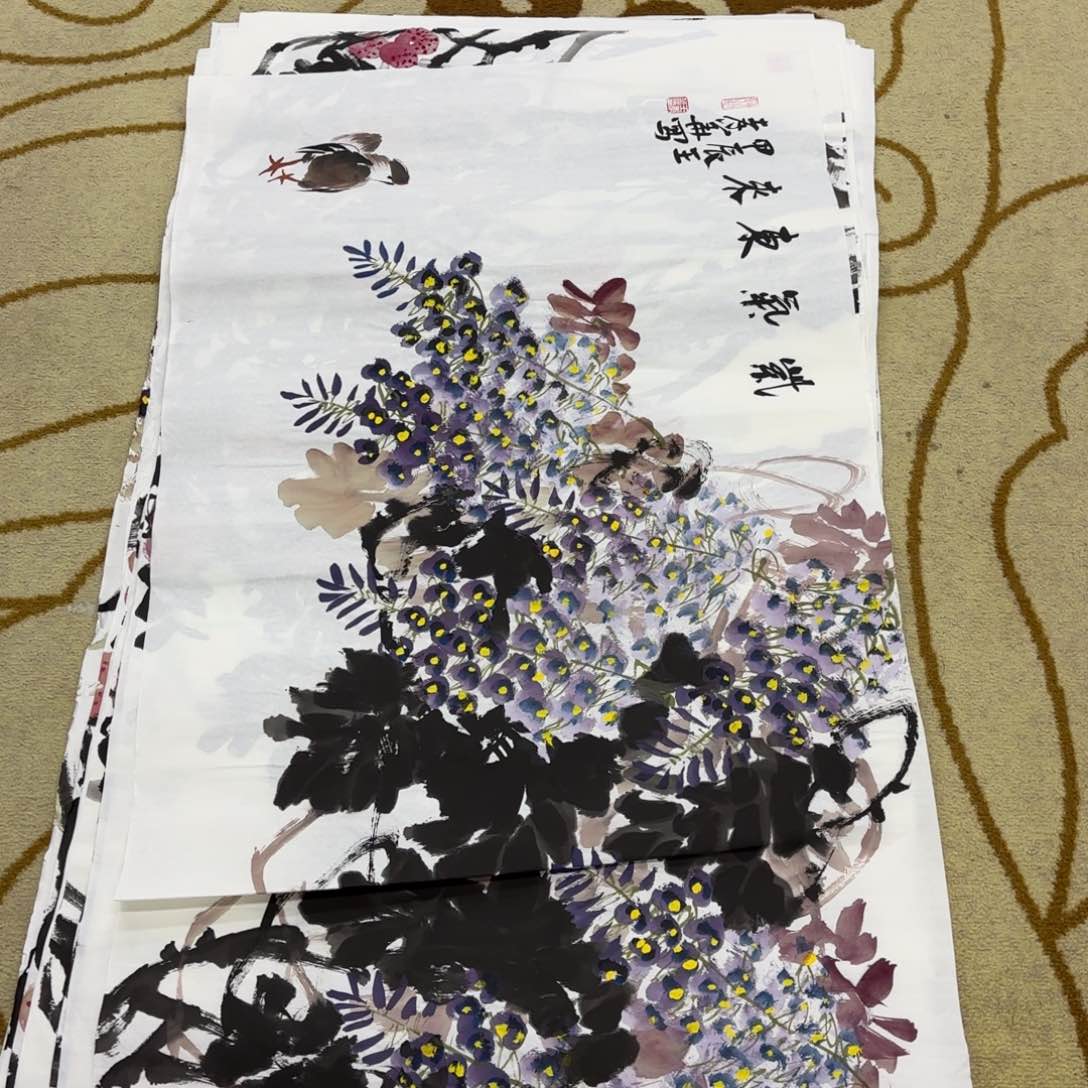 国画王孝华四尺李欣主播