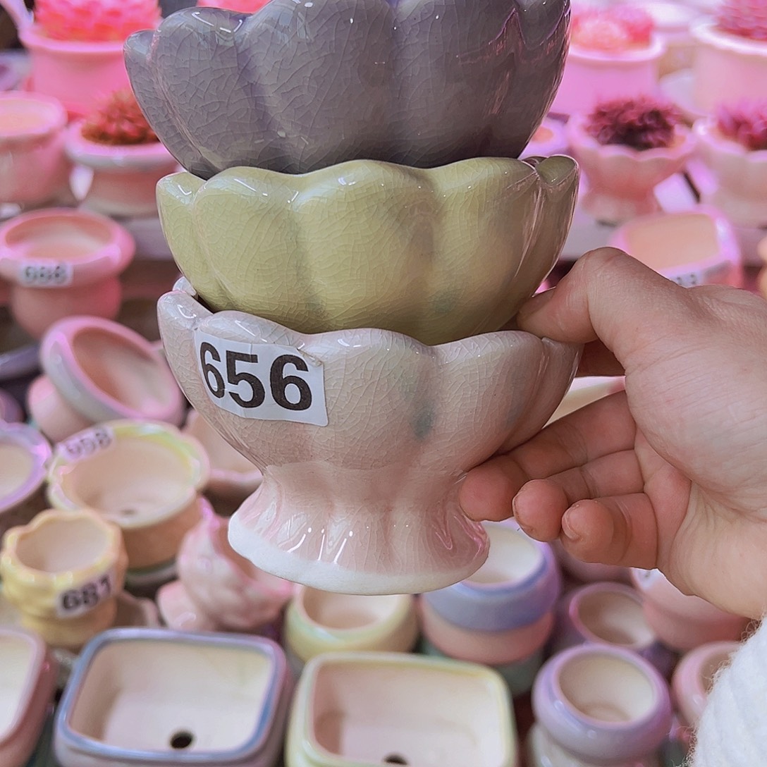 陶瓷花盆当场凑满12包邮