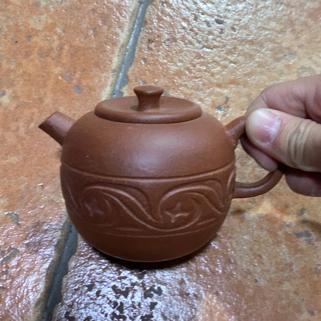 紫砂茶壶白25 匏瓜 降坡泥