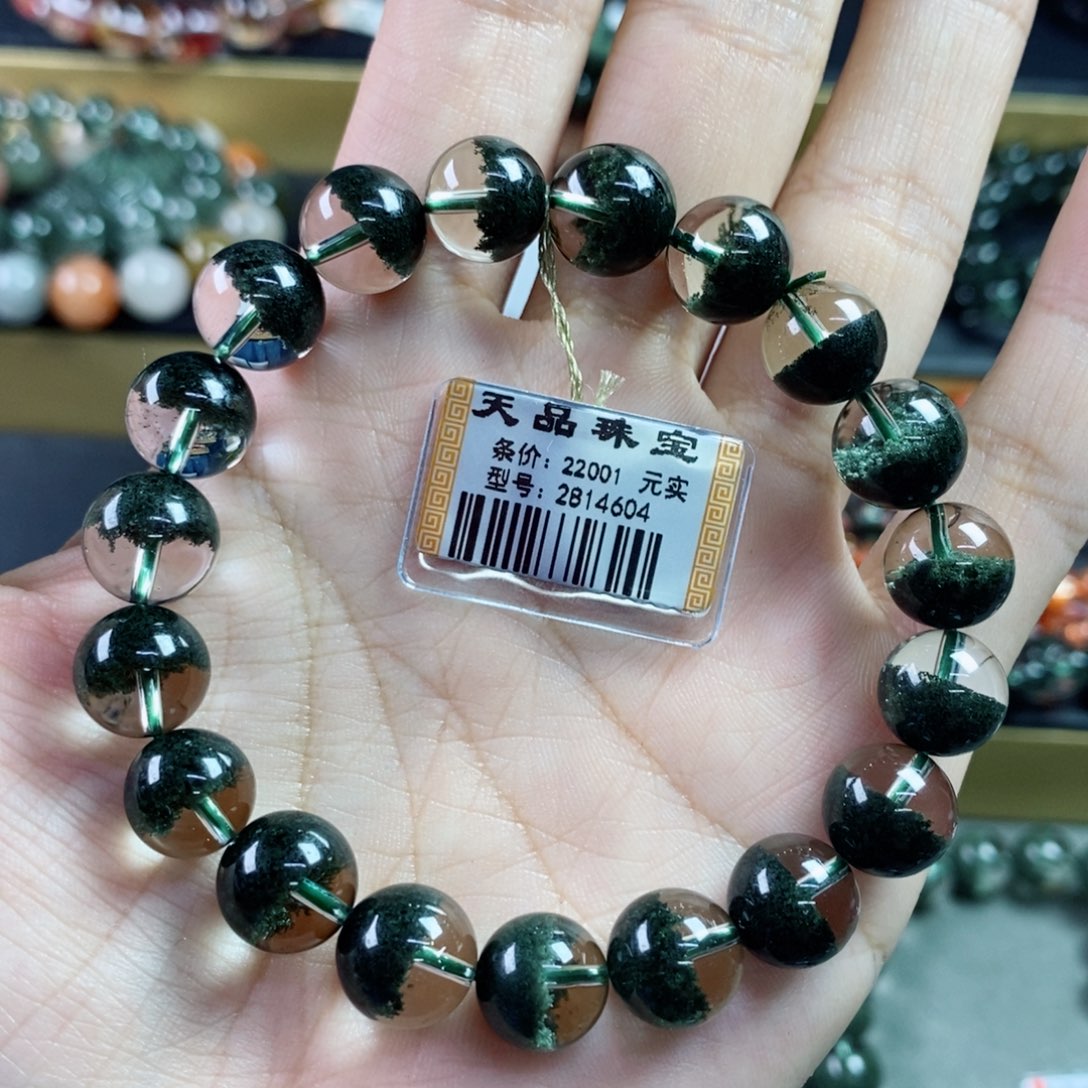 水晶手串未镶嵌o****o绿幽灵2814604
