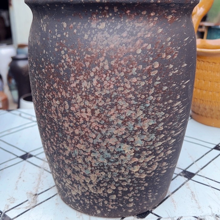 紫砂花盆高约25口约20