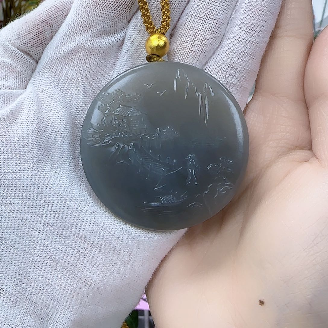 和田玉挂坠未镶嵌