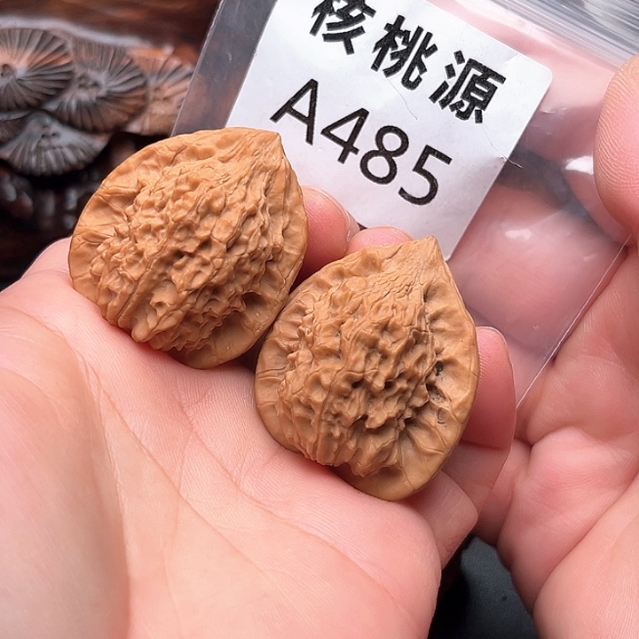 吊坠文玩核桃朱雀35
