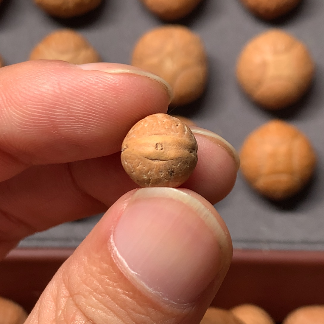 哪***啊凤眼菩提吊坠10mm尼泊尔实心小凤眼