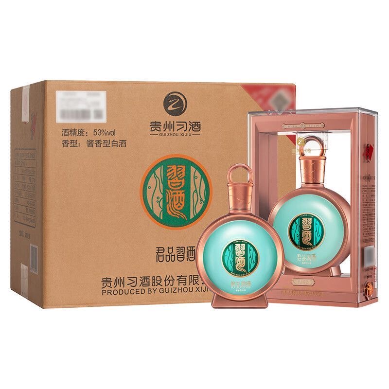 习酒君品 酱香型白酒 商务宴请送礼500ml53%Vol