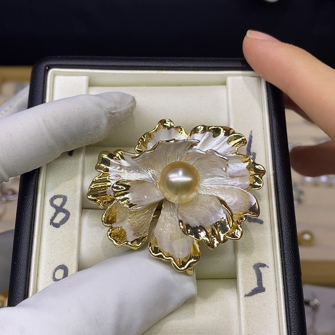胸针海水珍珠未镶嵌