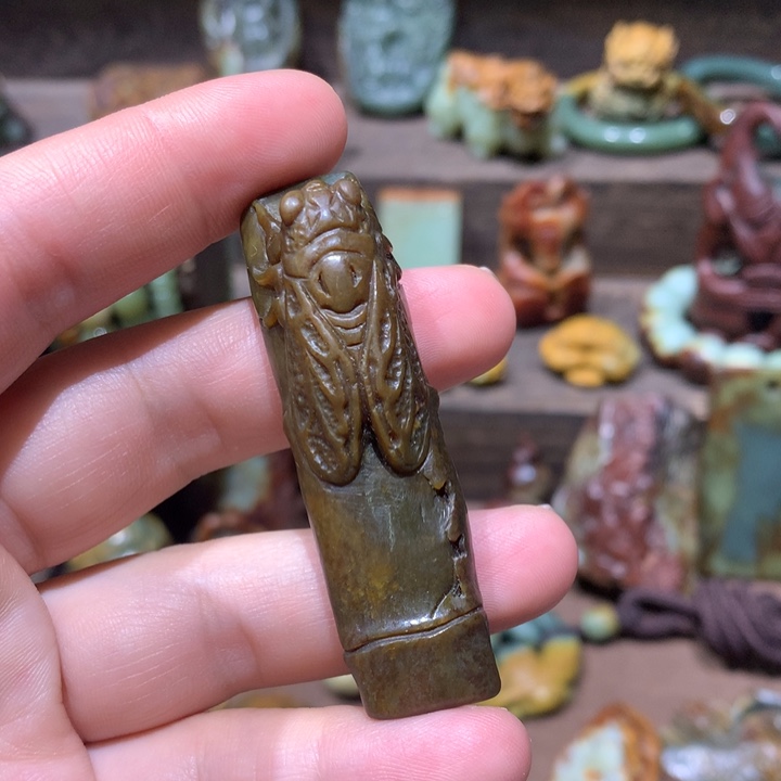 岫岩河磨玉（透闪石质玉）未镶嵌挂件