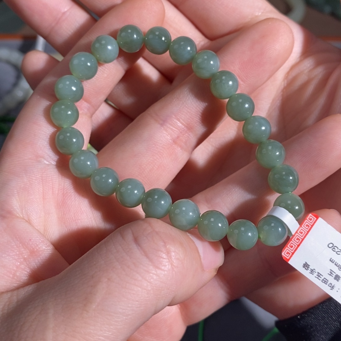 和田玉手串未镶嵌