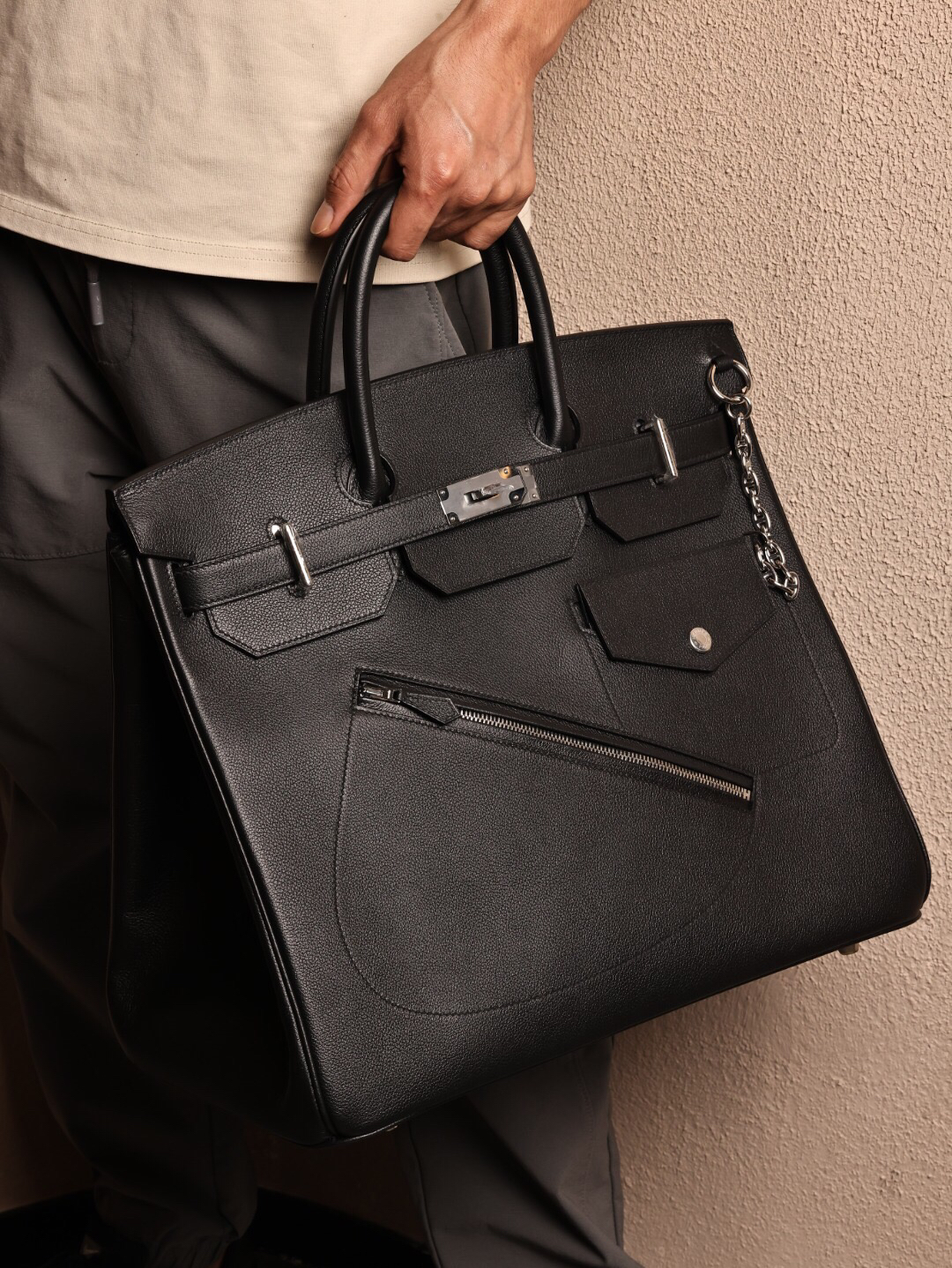 手工定制Rock40旅行包手提包