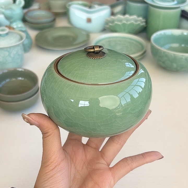 小米茶器龙泉青瓷