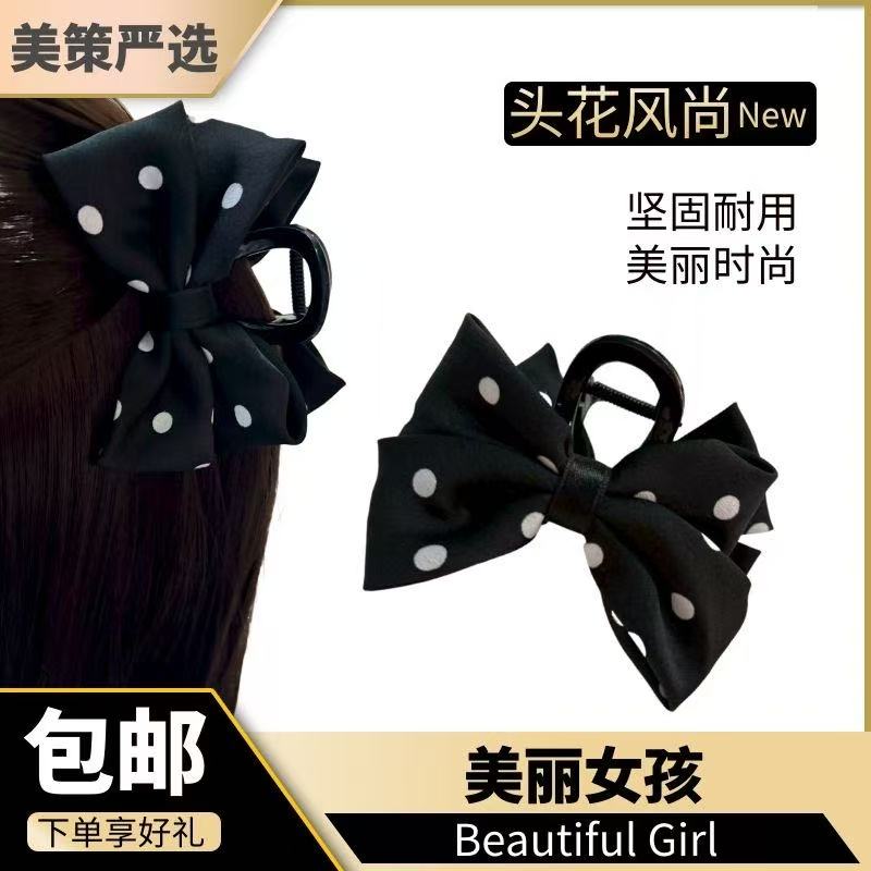 欧美风发夹瑞丽风日韩网红森系黑色简约抓夹时尚女