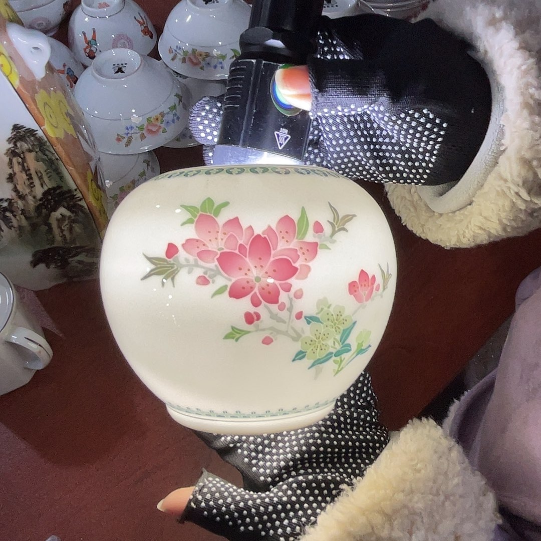 醴陵瓷直播供货基地手绘