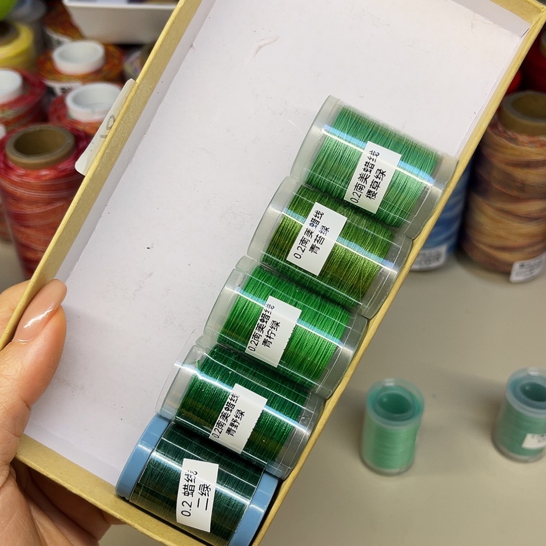 平***真0.2圆蜡迷你5个绿色系