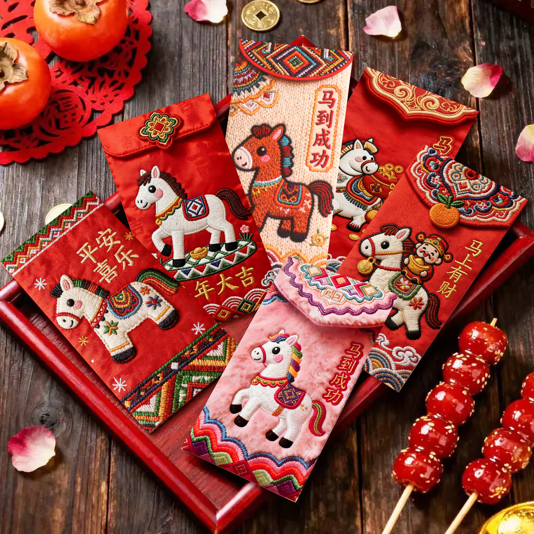 30个【郭少杰活动福利】正品可爱卡通新年红包利是封款式随机