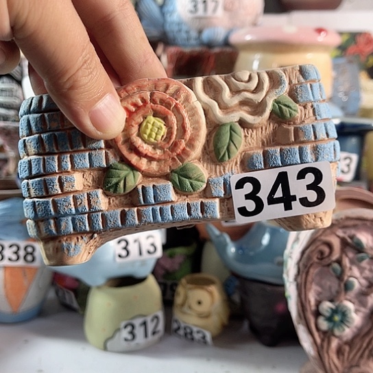 红陶多肉植物花盆