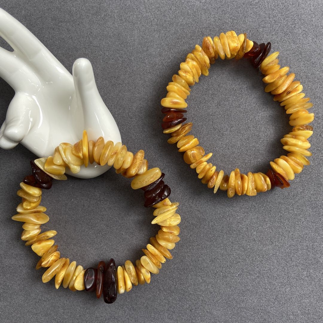 【胖丁珠宝】蜜蜡手串16-H32P78【多样性发一件】