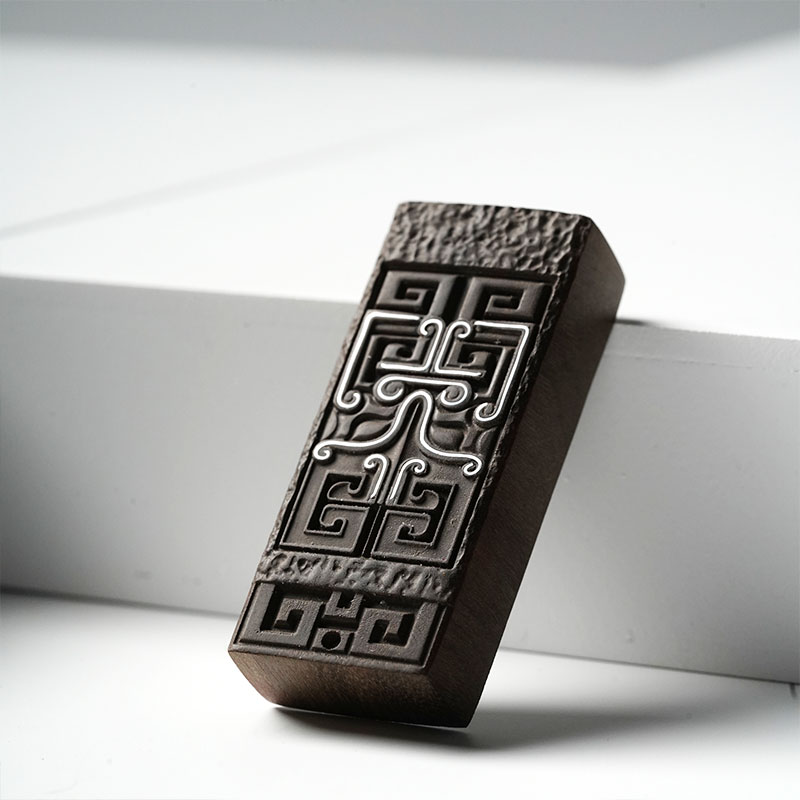 【森度SinDo】印度老山檀阴沉45*19*10mm吊坠