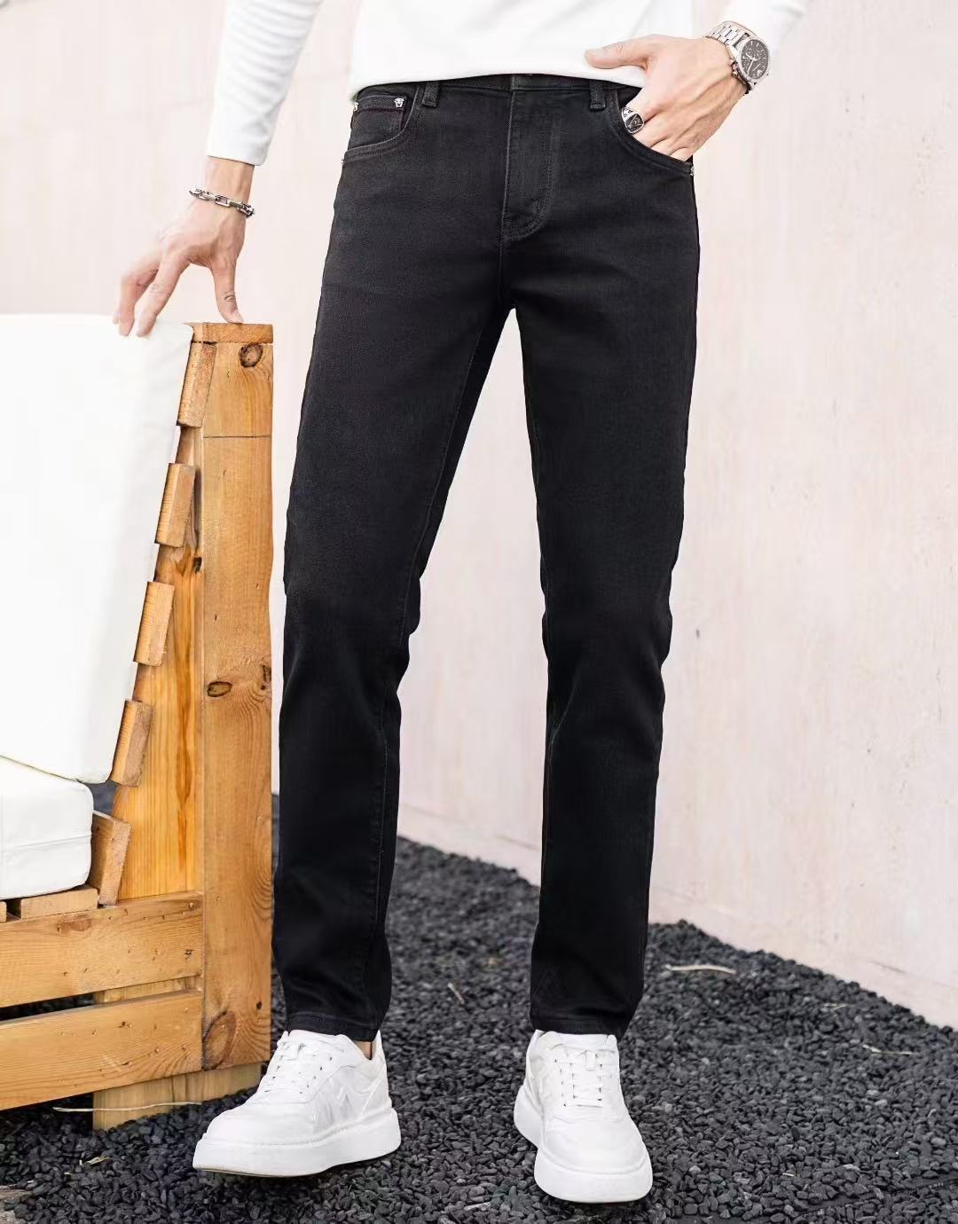 高端欧货2025秋冬款潮牌男士牛仔裤