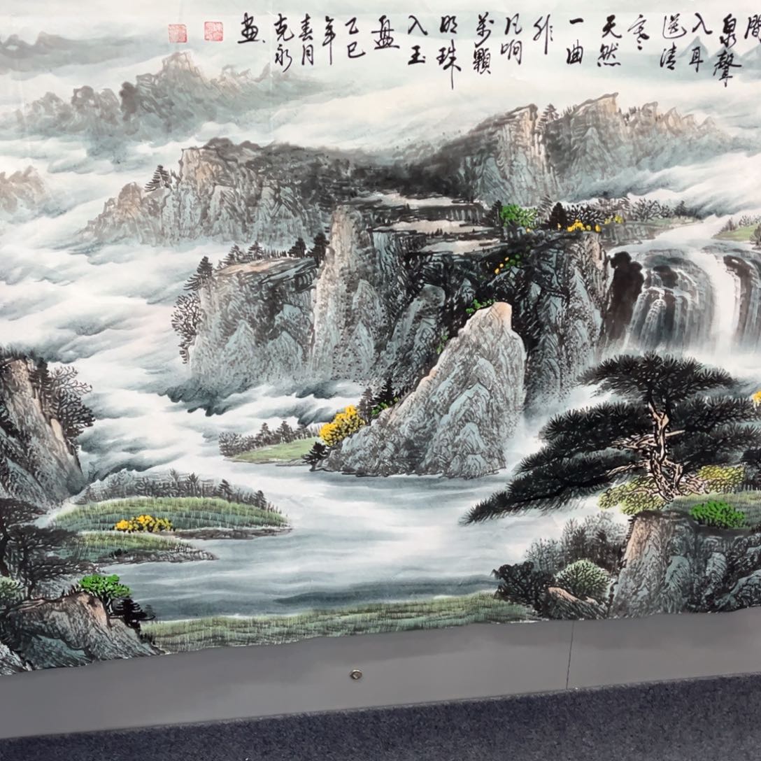 国画国画作品老师手绘