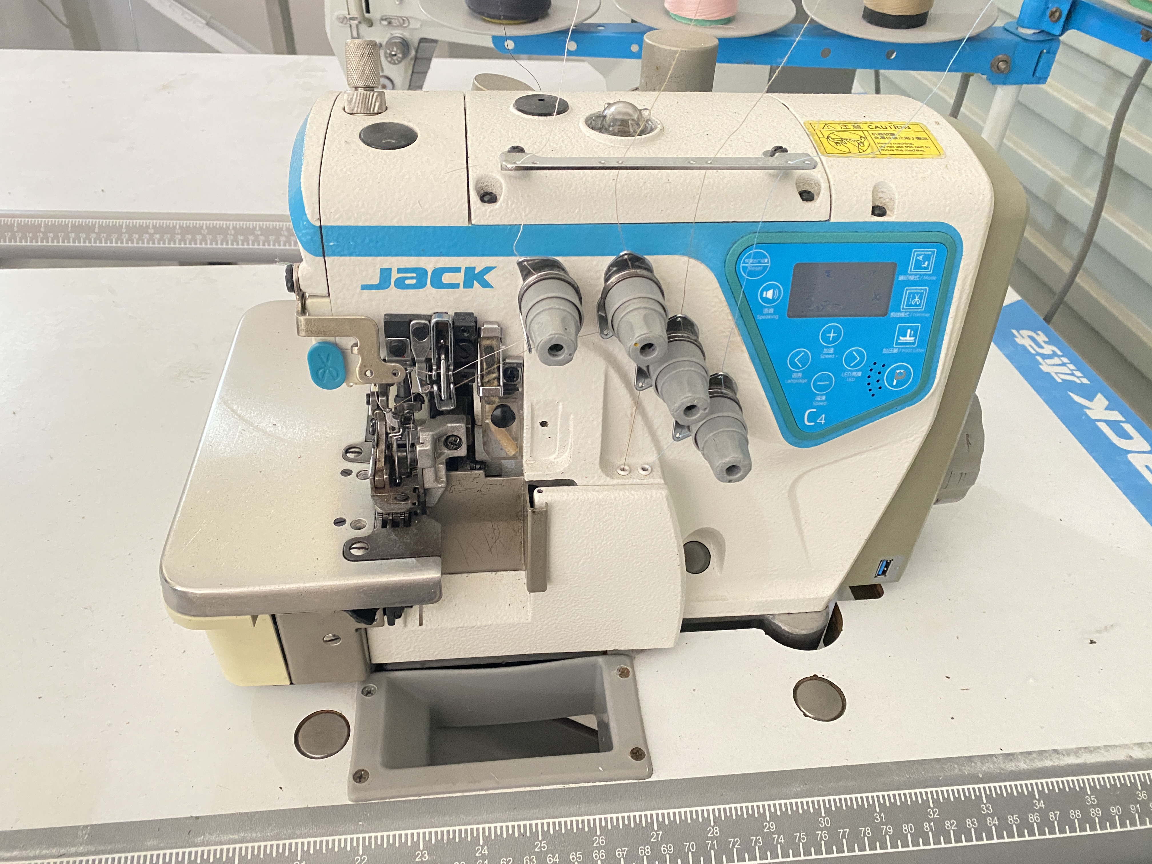 杰克C4全自动五线工业家用打边车