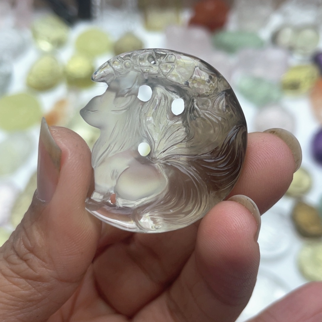 未镶嵌吊坠(不含链)水晶