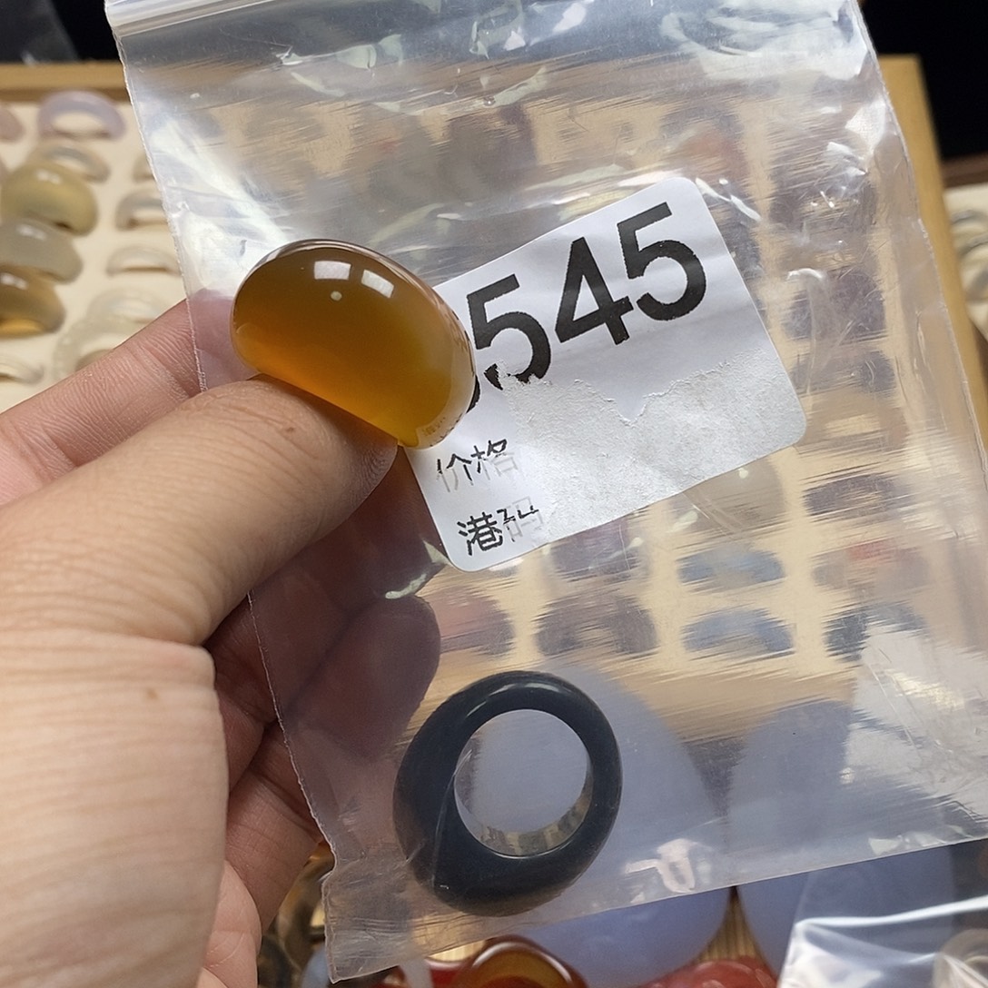 ₍****未镶嵌戒指玛瑙/玉髓