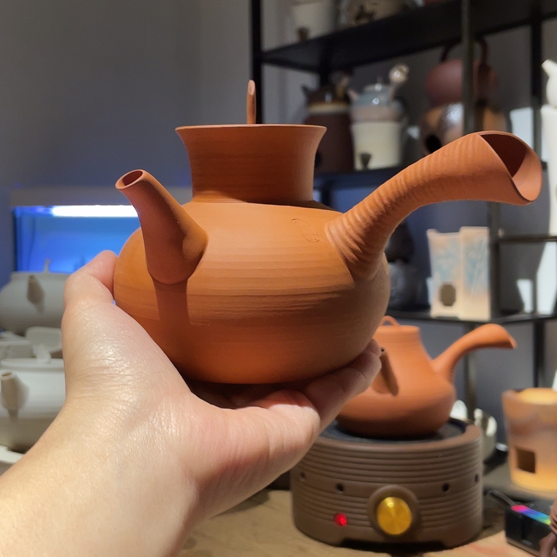 窑***神500鸡蛋黄宝瓶砂铫壶