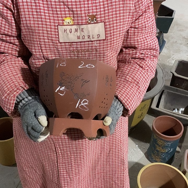 紫砂花盆紫砂花盆