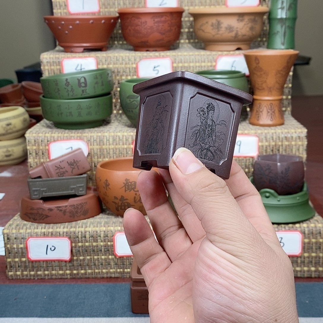 紫砂花盆冰*我在等一