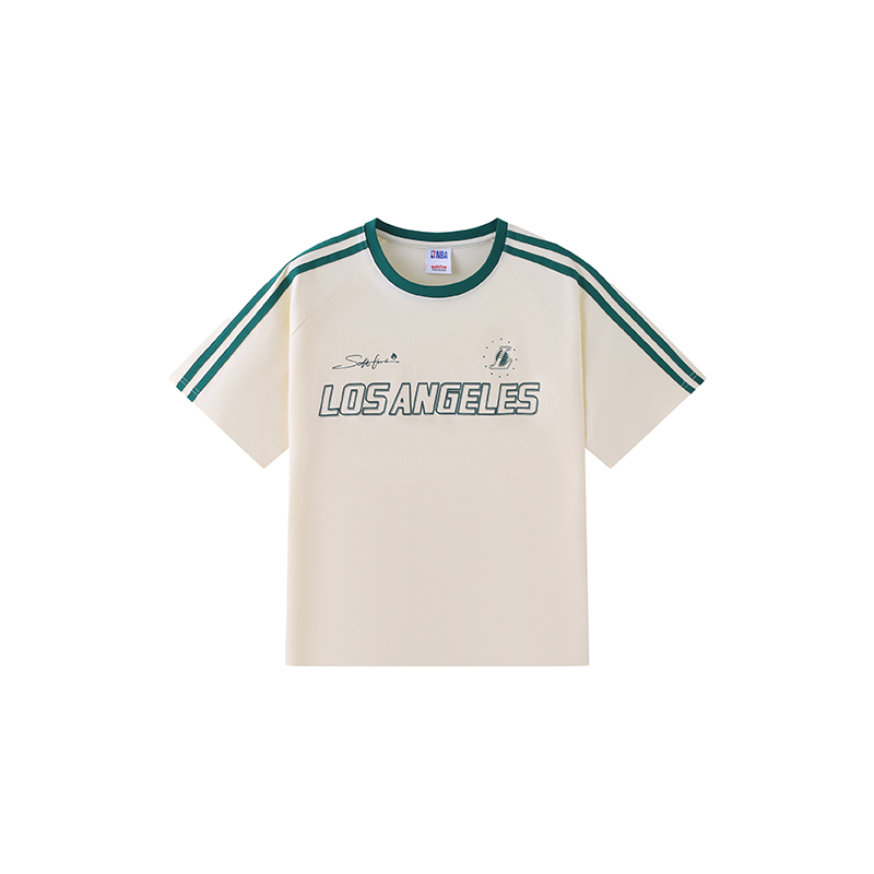 NBA联名限量款圆领短T恤运动休闲潮流时尚印花上衣夏季