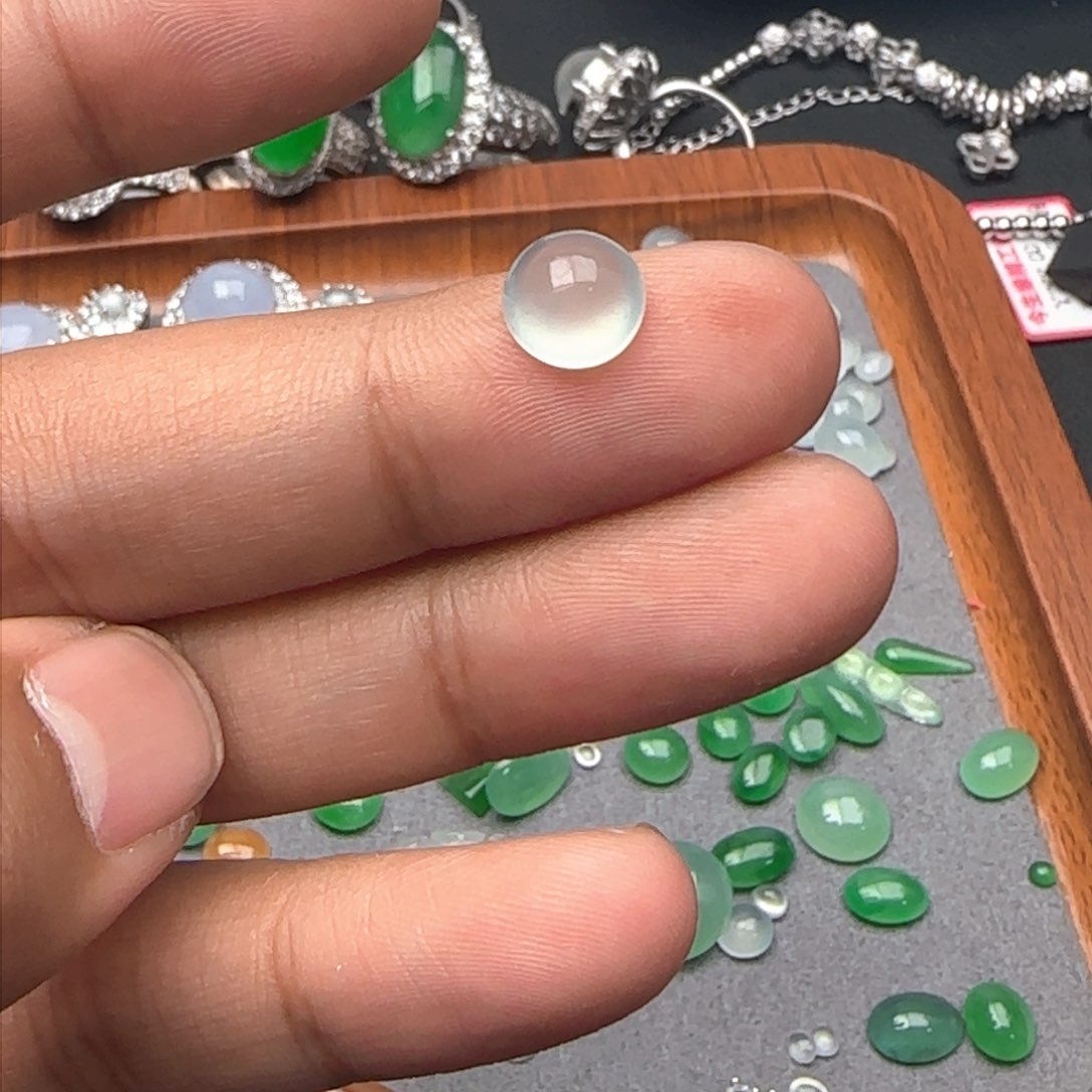 翡翠戒指未镶嵌缅甸天然翡翠