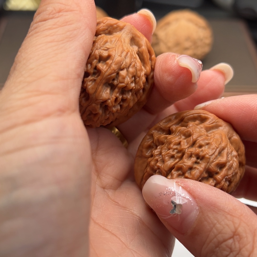 文玩核桃把件莲花36