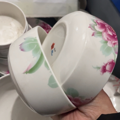 碟景德镇红叶陶瓷11厘米2个