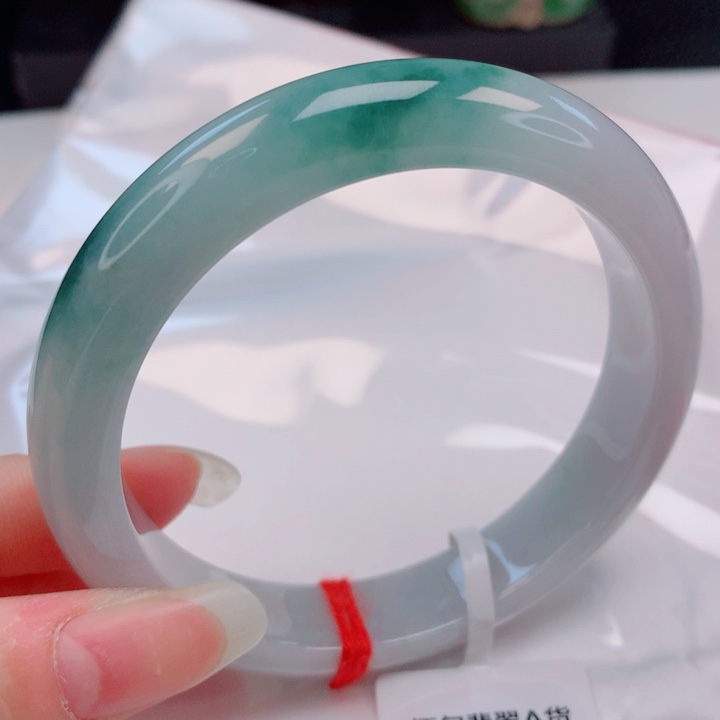 未镶嵌手镯翡翠58圈