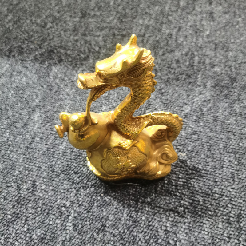 【藏收级】HLL葫芦龙黄摆件