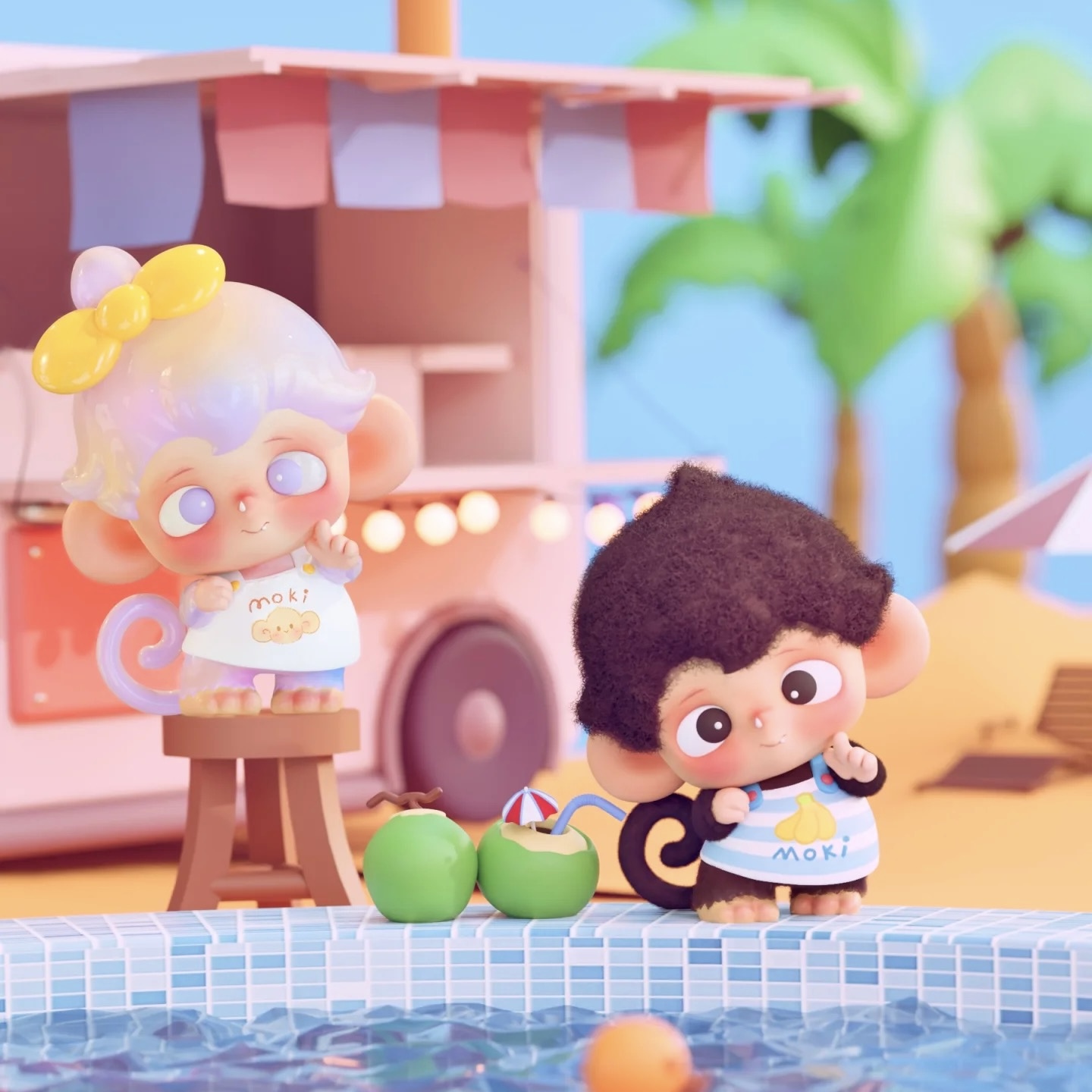 【Moki时光漫相集Mini盲盒】阿嫲家正版盲盒手办可爱礼品礼物PVC设