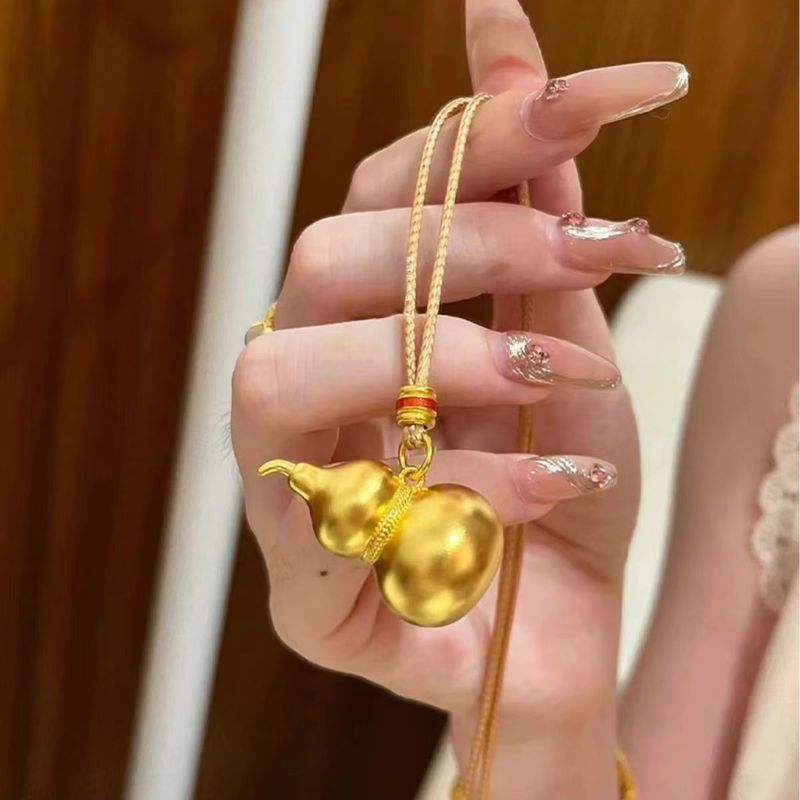 合金吊坠 实心小葫芦吊坠