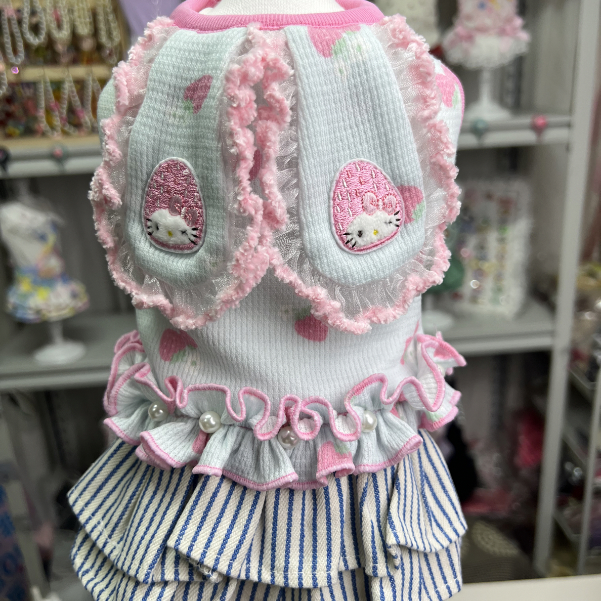 直播间过款高端宠物服装不退不换