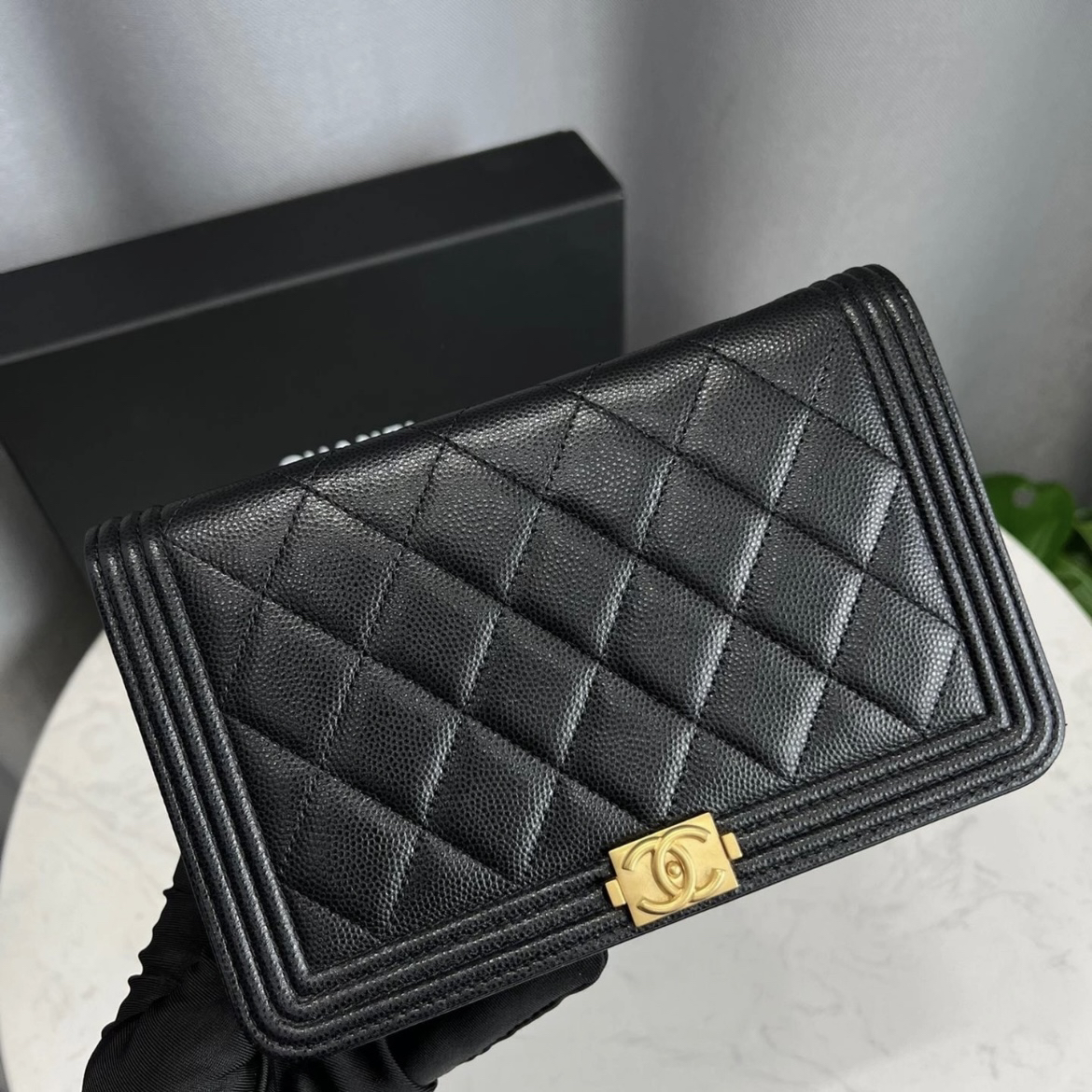 95新 Chanel/香奈儿 多多奢品/香奈儿leboy woc包/98新