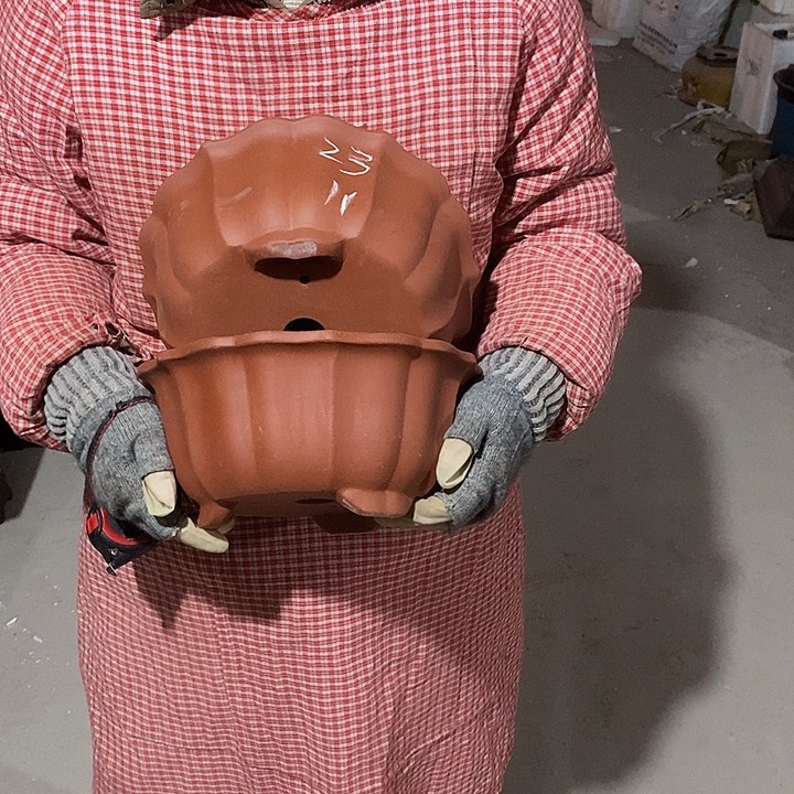 紫砂花盆紫砂花盆