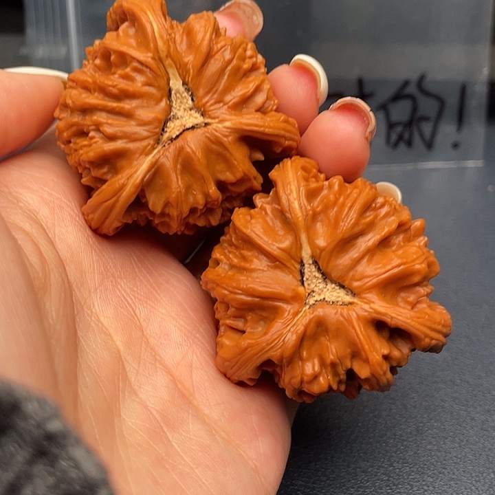 龙***舞文玩核桃吊坠白狮子