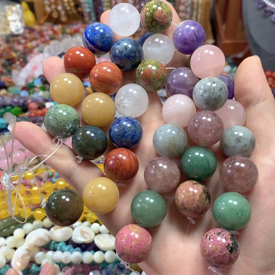 玛瑙/玉髓合金珠宝半成品多宝短款卡18mm
