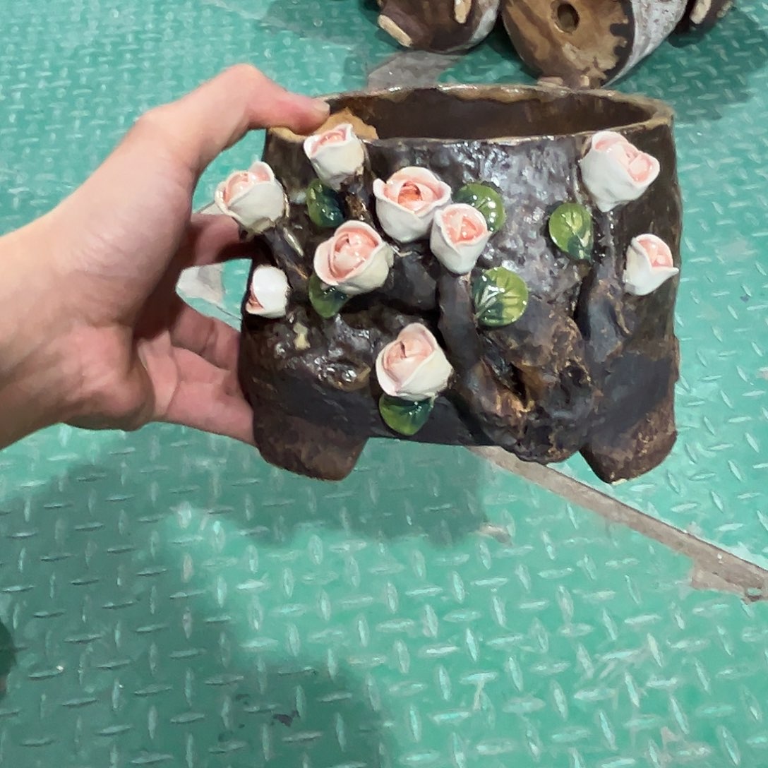 4 号陶然花器手工花盆