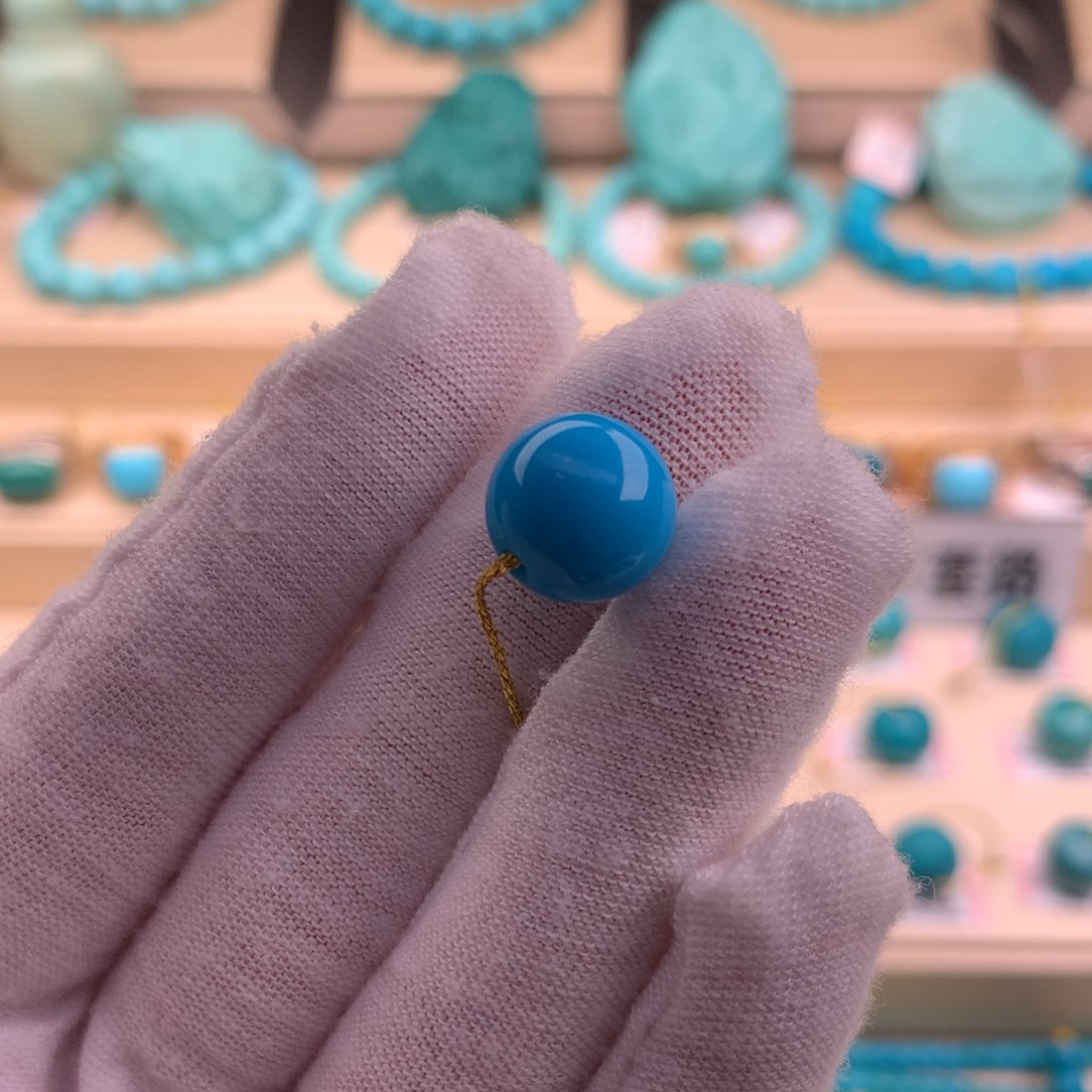 绿松石珠宝奇石未镶嵌@***～