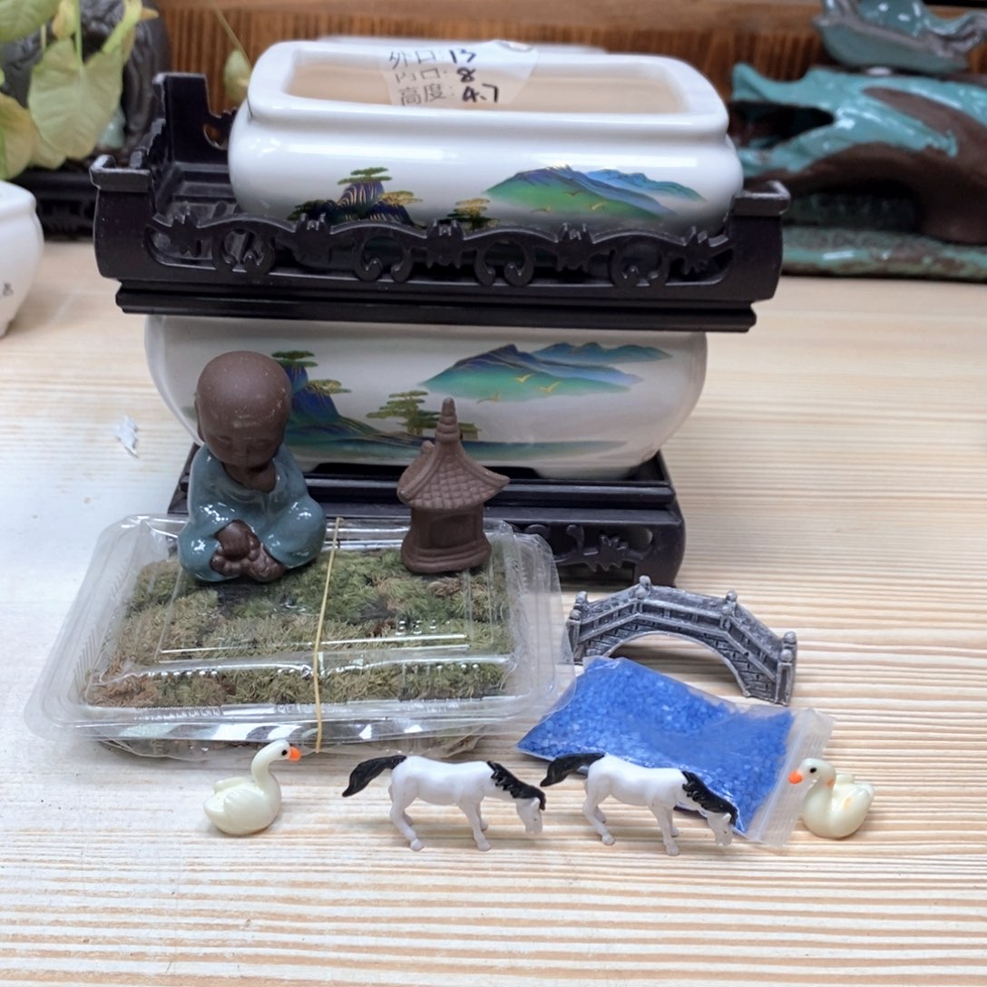 紫砂花盆陶瓷艺术花盆陶瓷