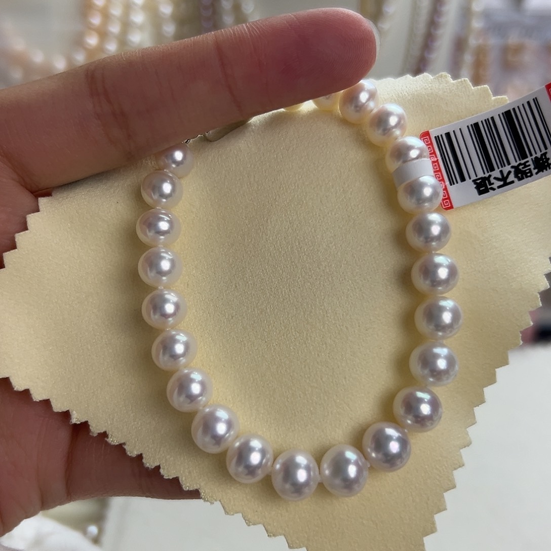 唯***彩颈饰未镶嵌淡水珍珠8淡水无核手链