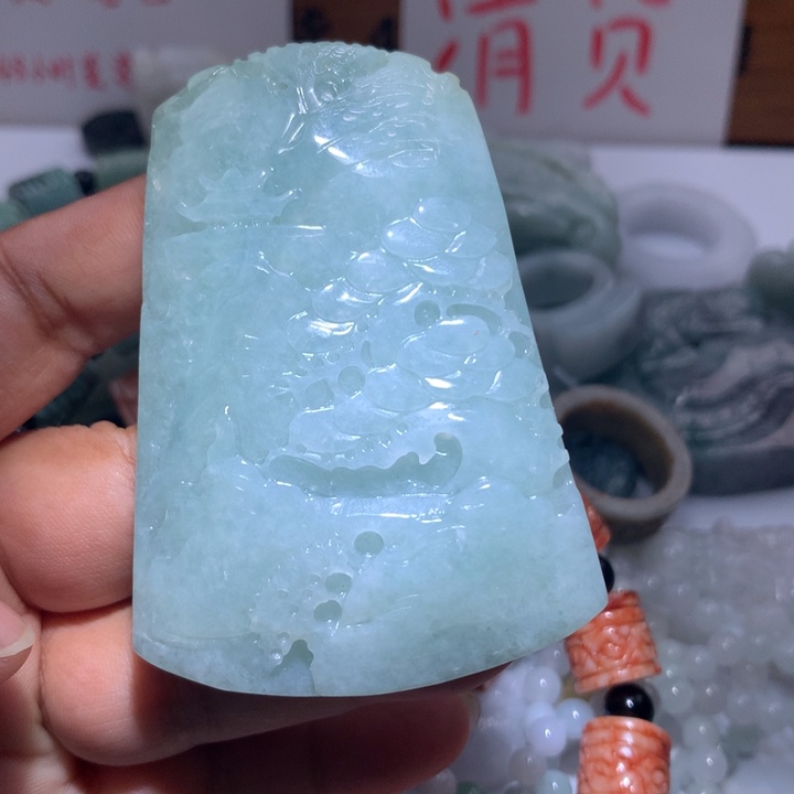 颈饰未镶嵌翡翠保真天然A货翡翠