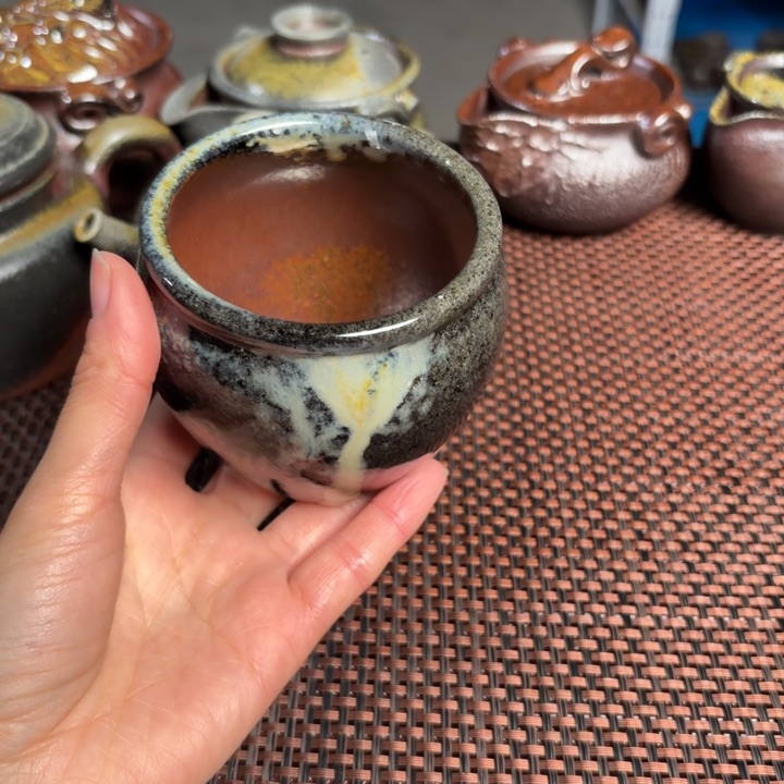 紫砂茶杯大水缸杯