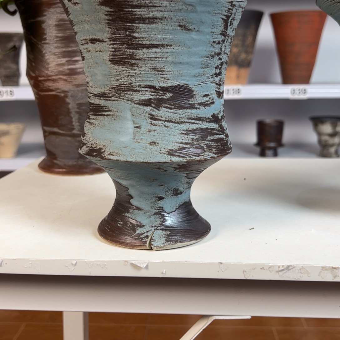 九***界景德镇手工花盆微瑕